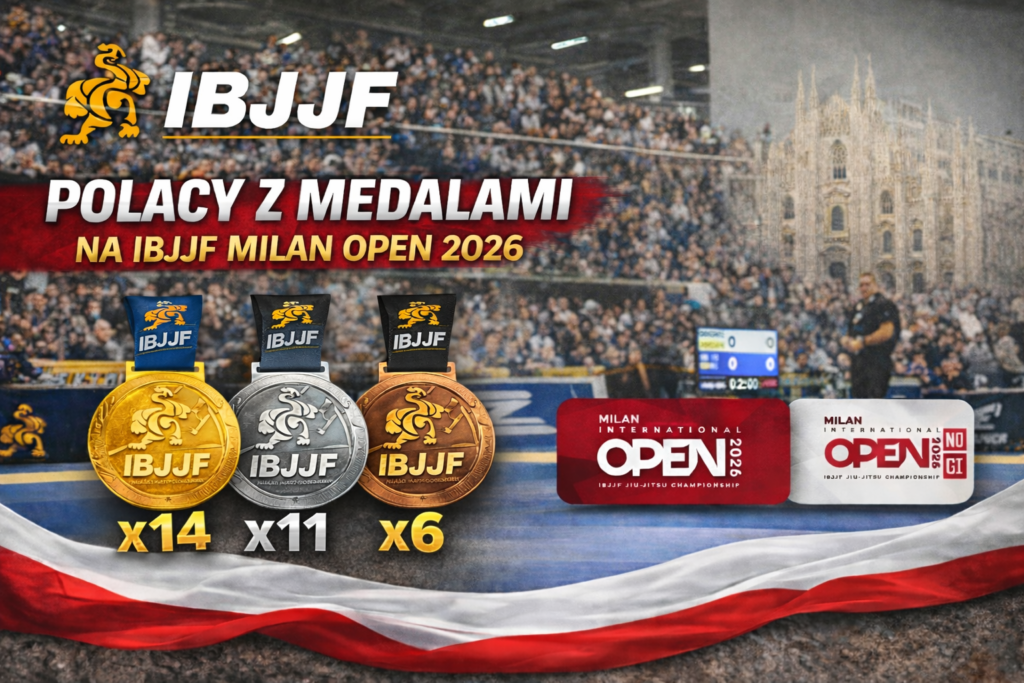 Polacy z medalami na IBJJF Milan Open 2026. Mocny występ w GI i No Gi