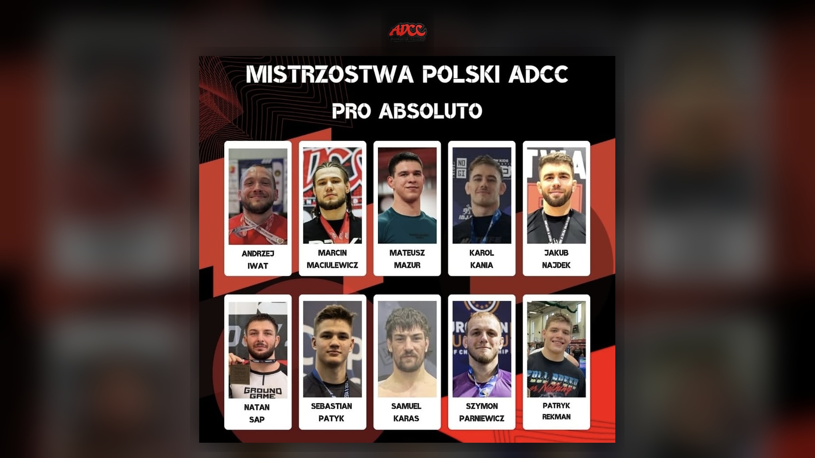 Pro Absoluto na Mistrzostwach Polski ADCC 2026 zapowiada się mocno. Potwierdzono pełną listę startujących